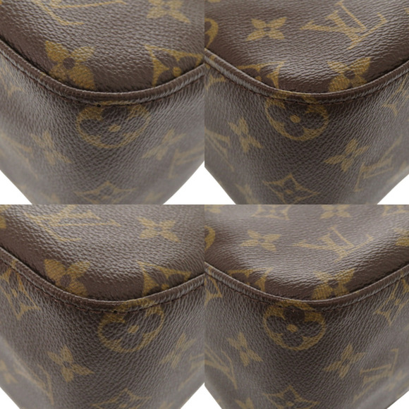 LOUIS VUITTON Brown Monogram Looping MM Shoulder Bag - Picture 4 of 10